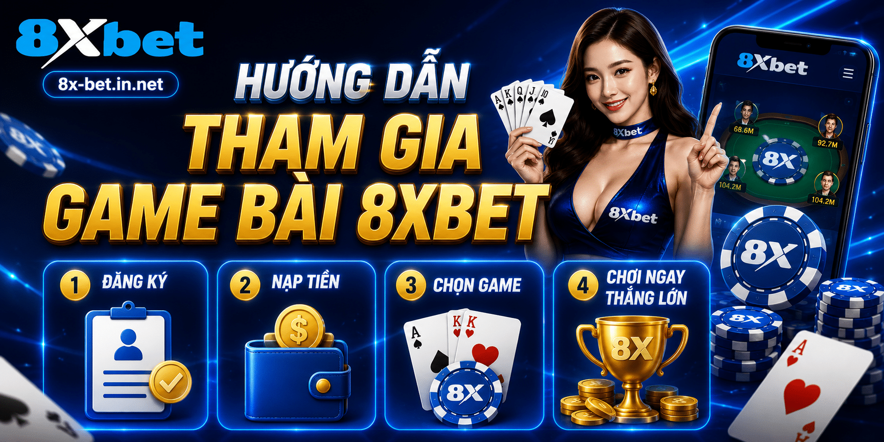 Các trò chơi nổi bật tại Game Bài 8Xbet
